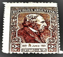 Argentina, 1921, Bartolome Mitre, MNH. Michel # 246 - Unused Stamps