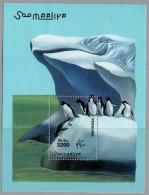 Somalia,Adelie Penguins In Habitat Block Issue MNH 2309.0702 - Pingouins & Manchots