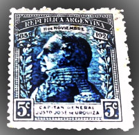 Argentina, 1920,Gen. JJ.de Urquiza , MNH. Michel # 245 F, I , NOYIEMBRE ( Light Blue ) - Neufs