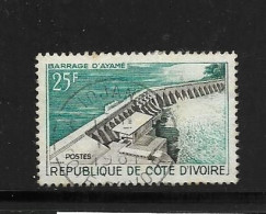 COTE D'IVOIRE 1961   BARRAGE D'AYAME  YVERT N°200 OBLITERE - Côte D'Ivoire (1960-...)