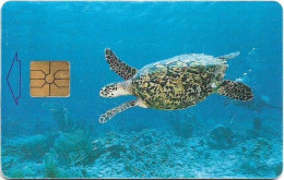 Bonaire (Antilles Netherlands) - Tel. Bonairano (Chip) - Sea Turtle, Gem1A Symm. Black, 1999, 60U, Used - Antilles (Neérlandaises)