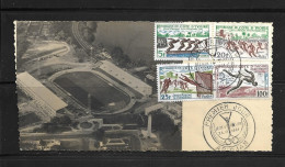 COTE D'IVOIRE 1961   JEUX D'ABIDJAN  CARTE FDC  YVERT N°201/203-A21 - Côte D'Ivoire (1960-...)