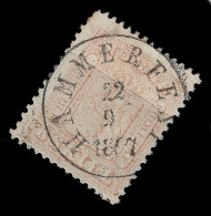 1863 NORWAY 8Sk USED  Mi.Nr. 9. CDS HAMMERFEST - LOVELY STRIKE - Gebruikt