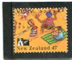 NEW ZEALAND - 1994   45c  CRICKET USED - Gebraucht