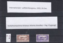 ÄGYPTEN - EGYPT - EGYPTIAN - INT.LUFTFAHRTKONGRESS - AVIATION 1933 DORNIER FLUGBOOT- FALZ - MH - Poste Aérienne