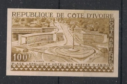 COTE D'IVOIRE - 1959 - PA N°YT. 18 - Abidjan - Essai Non Dentelé / Imperf. Essay - Neuf Luxe ** / MNH - Côte D'Ivoire (1960-...)