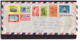 1122 - ARUBA 30.10.1972  /  AIR MAIL  COVER WITH INTERESTING POSTAGE - Curaçao, Nederlandse Antillen, Aruba