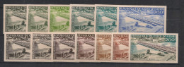 COTE D'IVOIRE - 1959 - PA N°YT. 19 - Pont - 10 Essais Non Dentelé / Imperf. Essays - Neuf Luxe ** / MNH - Côte D'Ivoire (1960-...)