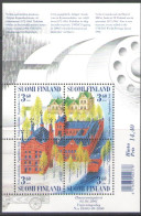 Finland Finnland Finlande 2001 UNESCO World Heritage Verla Old Factory Set Of 4 Stamps Block Mint - Blokken & Velletjes