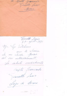 JEUX OLYMPIQUES -  AUTOGRAPHE DE MEDAILLES OLYMPIQUES SUR LETTRE - CONCURRENT D'ITALIE  - - Handtekening