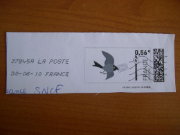 France Montimbrenligne Sur Fragment Oiseau Porteur Imprimé - Francobolli Stampabili (Montimbrenligne)