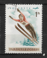 "HONGRIE  P. A. N°   185    "SPORTS D'HIVER " - Usado