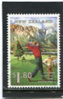 NEW ZEALAND - 1995   1.80$  GOLF  FINE  USED - Used Stamps