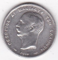 Grèce, 1 Drachme 1910 A Paris. George I, En Argent. KM# 60 - Grèce