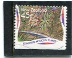 NEW ZEALAND - 1995   45c  NOXIOUS PLANTS  FINE  USED - Gebraucht