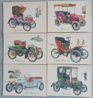 6 Postkarten Oldtimer. - Colecciones Y Lotes