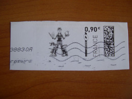 France Montimbrenligne Sur Fragment Maman Robot Imprimé - Druckbare Briefmarken (Montimbrenligne)