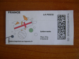 France Montimbrenligne Sur Fragment Paquet Cadeau - Timbres à Imprimer (Montimbrenligne)