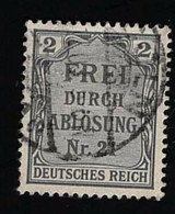 1903 Prussia Michel DR D1 Stamp Number DE OL1 Yvert Et Tellier DR S1 Stanley Gibbons DR O82 Used - Dienstmarken