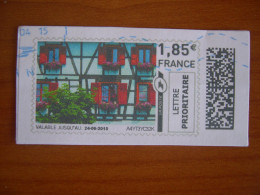 France Montimbrenligne Sur Fragment Façade - Printable Stamps (Montimbrenligne)