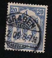 1905 Baden Michel DR D13 Stamp Number DE OL20 Yvert Et Tellier DE-BAD S5 Stanley Gibbons DR O94 Used - Service