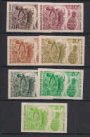 COTE D'IVOIRE - 1967 - N°YT. 260 - Ananas - 7 Essais Non Dentelé / Imperf. Essays - Neuf Luxe ** / MNH - Côte D'Ivoire (1960-...)