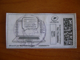 France Montimbrenligne Sur Fragment Ordinateur Cad - Francobolli Stampabili (Montimbrenligne)