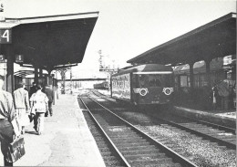 Braine-le-Comte SNCB Manage 10 Juillet 1959 Autorail Brossel Type 49 édité A L'occasion  De La Mise En Service Braine Le - Manage