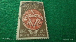 ıTALYA-1944-1946    20 LİRE    USED - Usados