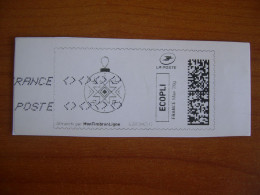 France Montimbrenligne Sur Fragment Boule Imprimée - Printable Stamps (Montimbrenligne)