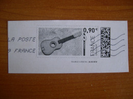 France Montimbrenligne Sur Fragment Guitare Imprimée - Printable Stamps (Montimbrenligne)
