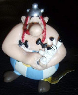 Figurine Obelix - Idefix Plastoy 1997 Etat Neuf - Figurine In Plastica