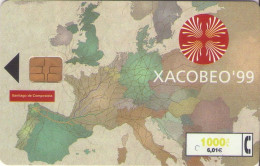 ESPAÑA. CP-158. Xacobeo-99. 06-1999. Núm De Control: 1 Sin Linea. (645) - Commémoratives Publicitaires
