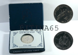 USA 1/2 $ 1982 D HALF DOLLAR UNC IN ARGENTO WASHINGTON KM# 208 - Conmemorativas
