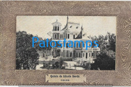 213196 URUGUAY COLON QUINTA DE IDIARLE BORDA POSTAL POSTCARD - Uruguay