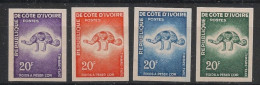 COTE D'IVOIRE - 1972 - Taxe TT N°YT. 34 - Poids 20f - 4 Essai Snon Dentelé / Imperf. Essays - Neuf Luxe ** / MNH - Côte D'Ivoire (1960-...)