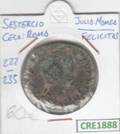 CRE1888 MONEDA ROMANA SESTERCIO VER DESCRIPCION EN FOTO - Otros & Sin Clasificación