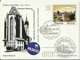 Poland 1993 - World Philatelic Exhibition , Poznań 93 - Lettres & Documents