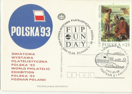 Poland 1993 - World Philatelic Exhibition , Poznań 93 - Lettres & Documents