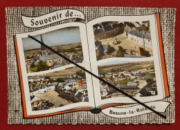 Delcampe - CPSM Grand Format - Souvenir De ... Beaune La Rolande -(  Loiret ) - (Livre, Multivues , Multivue ) - Beaune-la-Rolande