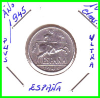 ESPAÑA ( EUROPA ) MONEDA 10 CTS. FRANCO 1945 ESTADO ESPAÑOL COMPOSICIÓN ALUMINIO. S/C - 10 Céntimos