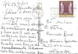 Portugal & Marcofilia, Batalha, Batalha, Monastery, Lisbon To Almada 1969 (62) - Lettres & Documents