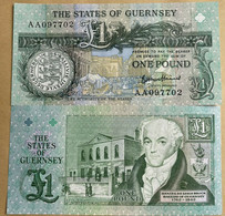 Guernsey - 1 Pound 2021 P. 52d UNC Signature: B. Haines Lemberg-Zp - Guernsey