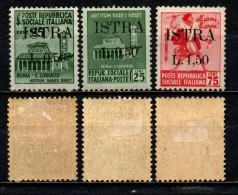 ITALIA - OCCUPAZIONE MILITARE JUGOSLAVA - ISTRIA - 1945 - CON SOVRASTAMPA - MNH - Occ. Yougoslave: Istria