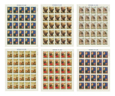 25x Guinea 1970 - Full 6 Sheets Famous People Lenin CV 175 EUR! - Lenin