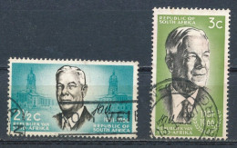 °°° SOUTH AFRICA  - Y&T N°306/7 - 1966 °°° - Used Stamps