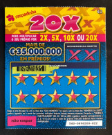 114 E,  Instant Lottery Portugal 1 X « Raspadinha », « 20 X Pode Multiplicar O Seu Prémio ... », # 540 - Billets De Loterie