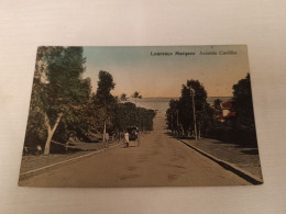 ANTIQUE POSTCARD MOZAMBIQUE LOURENÇO MARQUES MAPUTO - AVENIDA CASTILHO UNUSED - Mozambique