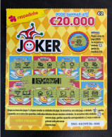 114 E, Lottery Tickets, Portugal, « Raspadinha », « Instant Lottery », « JOKER Pode Ganhar Até € 20.000 », Nº 552 - Billets De Loterie