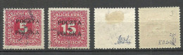 POLEN Poland 1919 OPT Poczta Polska Cracow Krakow Local Issue, 2 Stamps, O. Signed - Ungebraucht